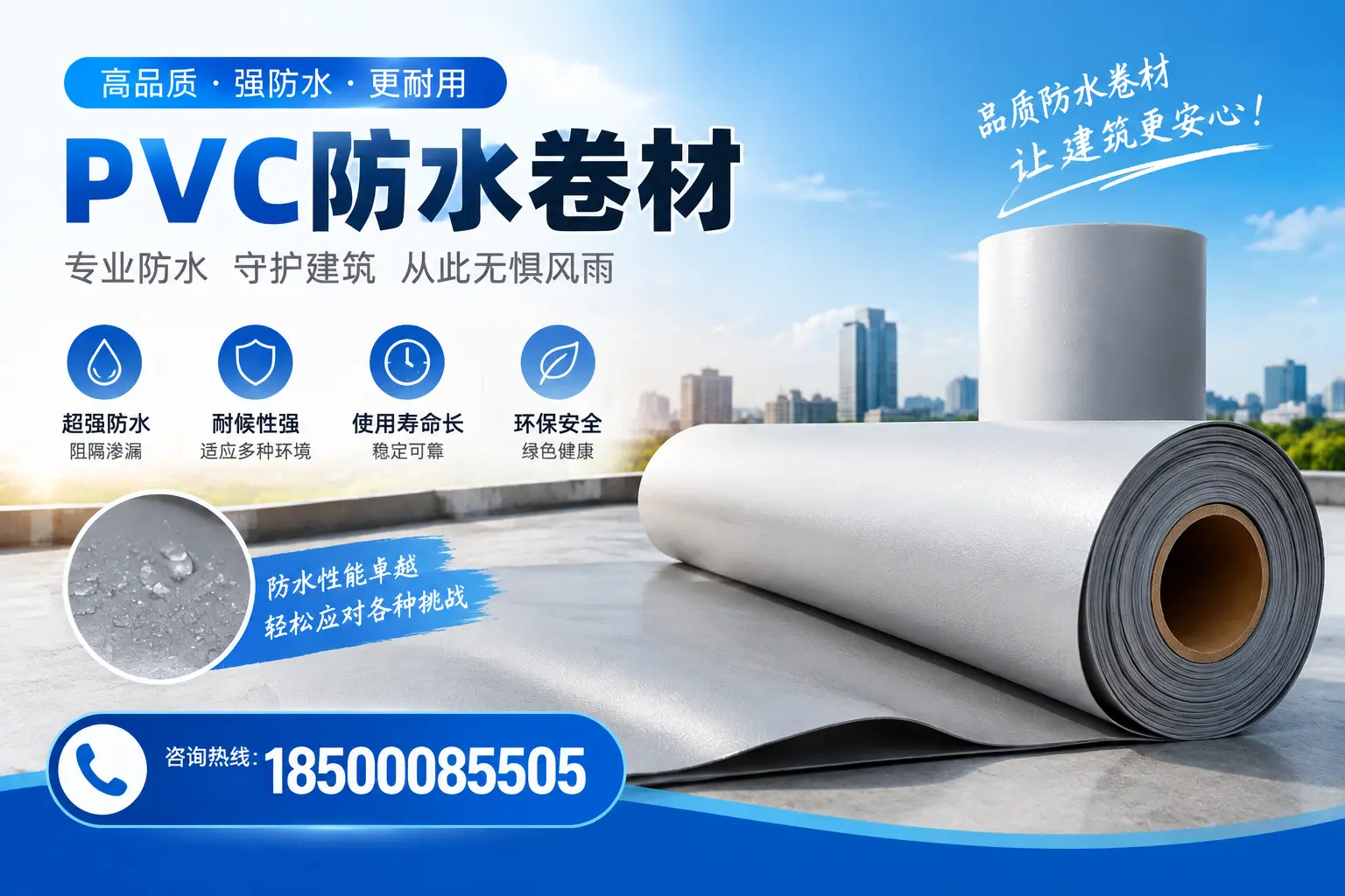 如何选择高质量的PVC防水卷材?锦州消费者必看指南